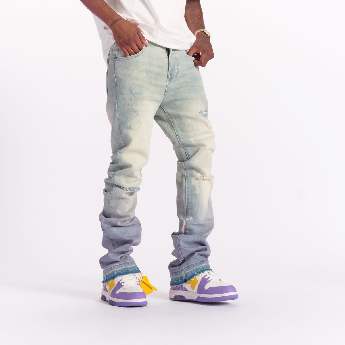 STACKED JEANS