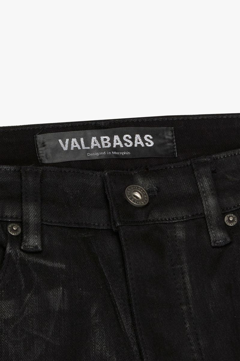 BLACK WAXED JEAN