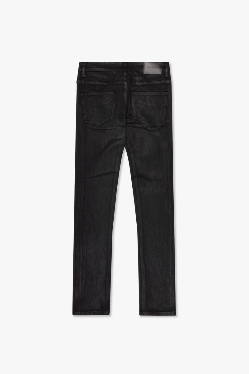 BLACK WAXED JEAN