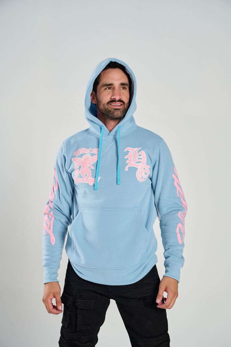 HOODIE WITH PRINTS SF102