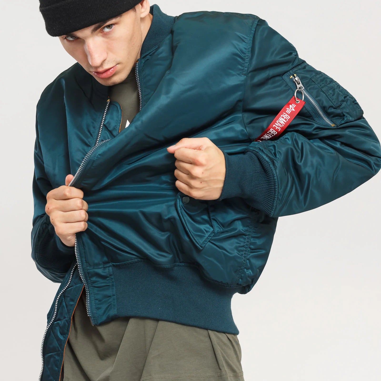 Slim Fit Flight Jacket