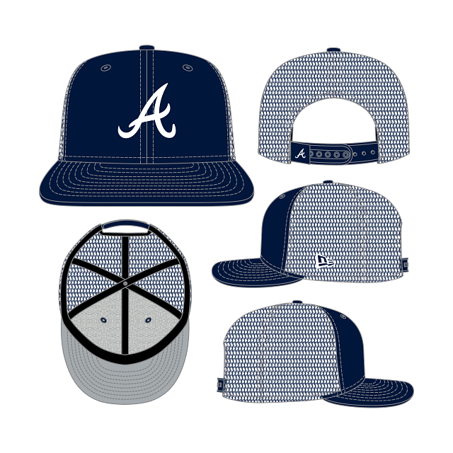 New Era Atlanta Braves Trucker Cap Men's