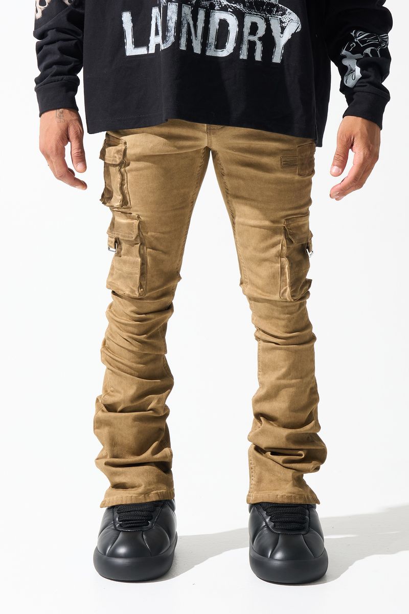 Cargo Stacked Jeans