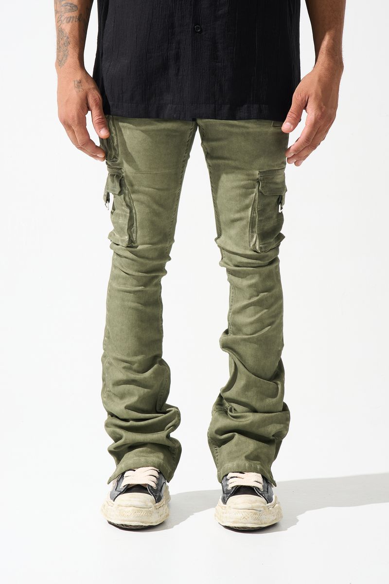 Cargo Stacked Jeans