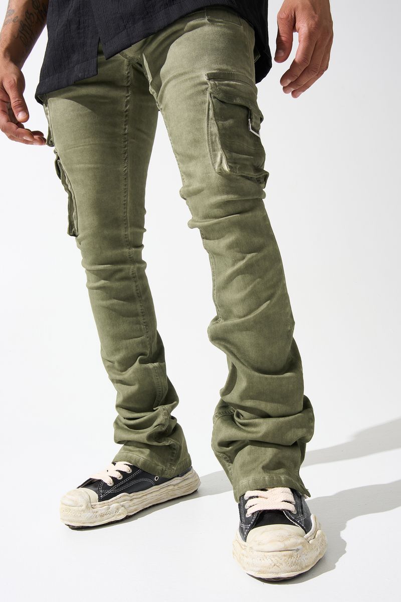 Cargo Stacked Jeans