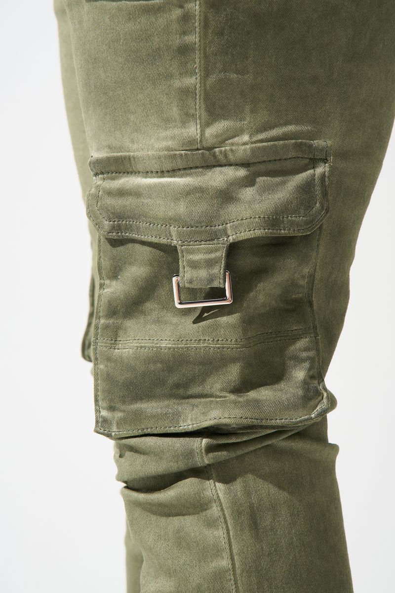 Cargo Stacked Jeans