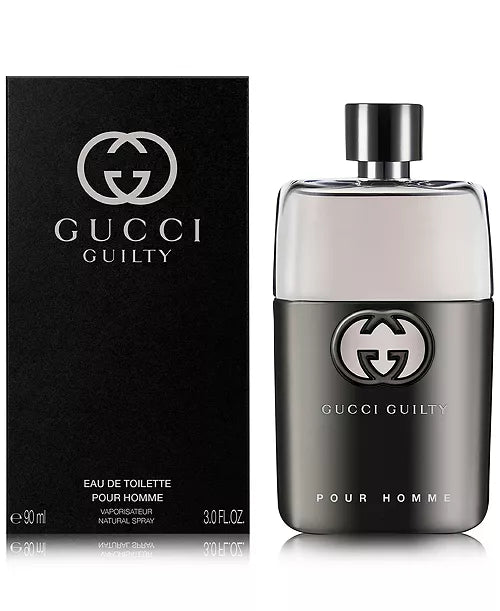 Guilty Men's Pour Homme Eau de Toilette Spray, 3 oz