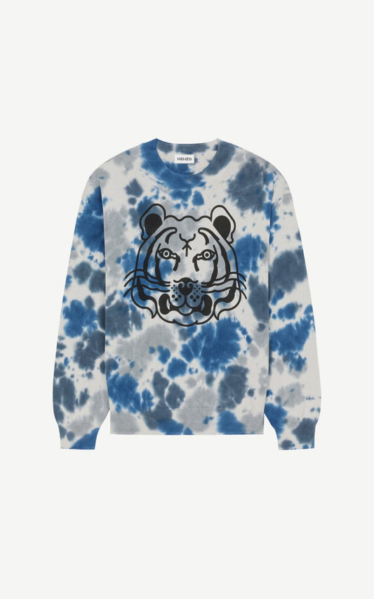 K-Tiger tie-dyed jumper