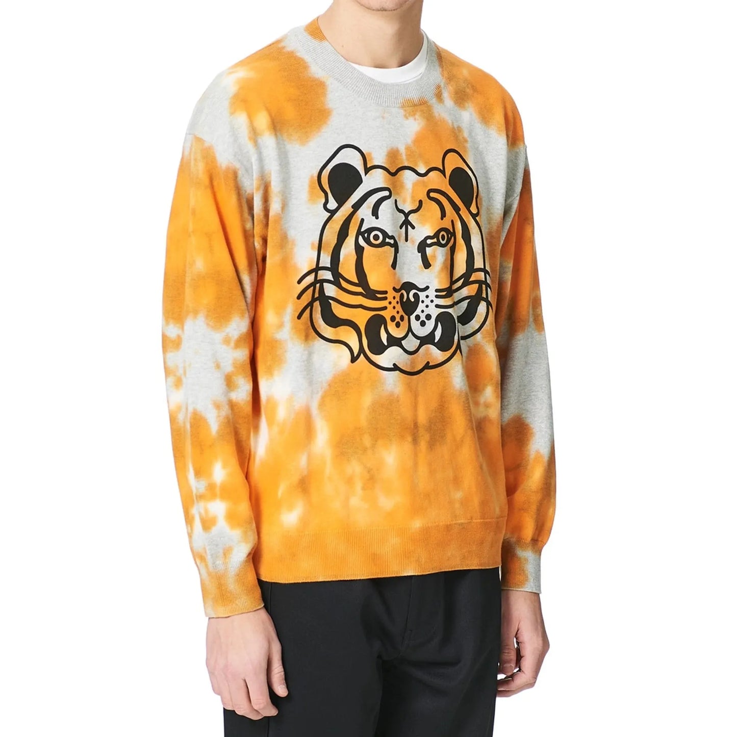 K-Tiger tie-dyed jumper